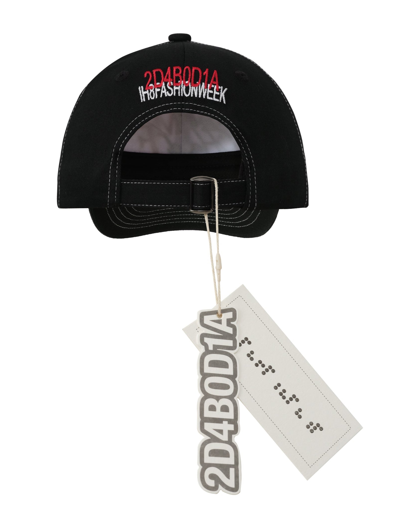 VOL.1-Agterlifd embroidered baseball cap "COLD HARD MF"